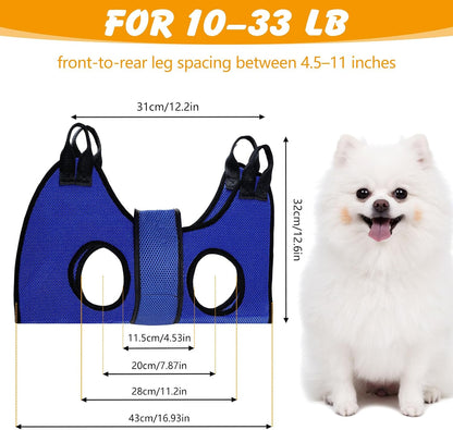 Dog Grooming Hammock for Nail Trimming, Pet Grooming Sling Harness Kit, Safe Dog Restraint Hammock for Cats and Small Dogs, Home Grooming Supplies