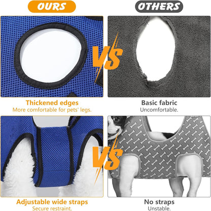 Dog Grooming Hammock for Nail Trimming, Pet Grooming Sling Harness Kit, Safe Dog Restraint Hammock for Cats and Small Dogs, Home Grooming Supplies